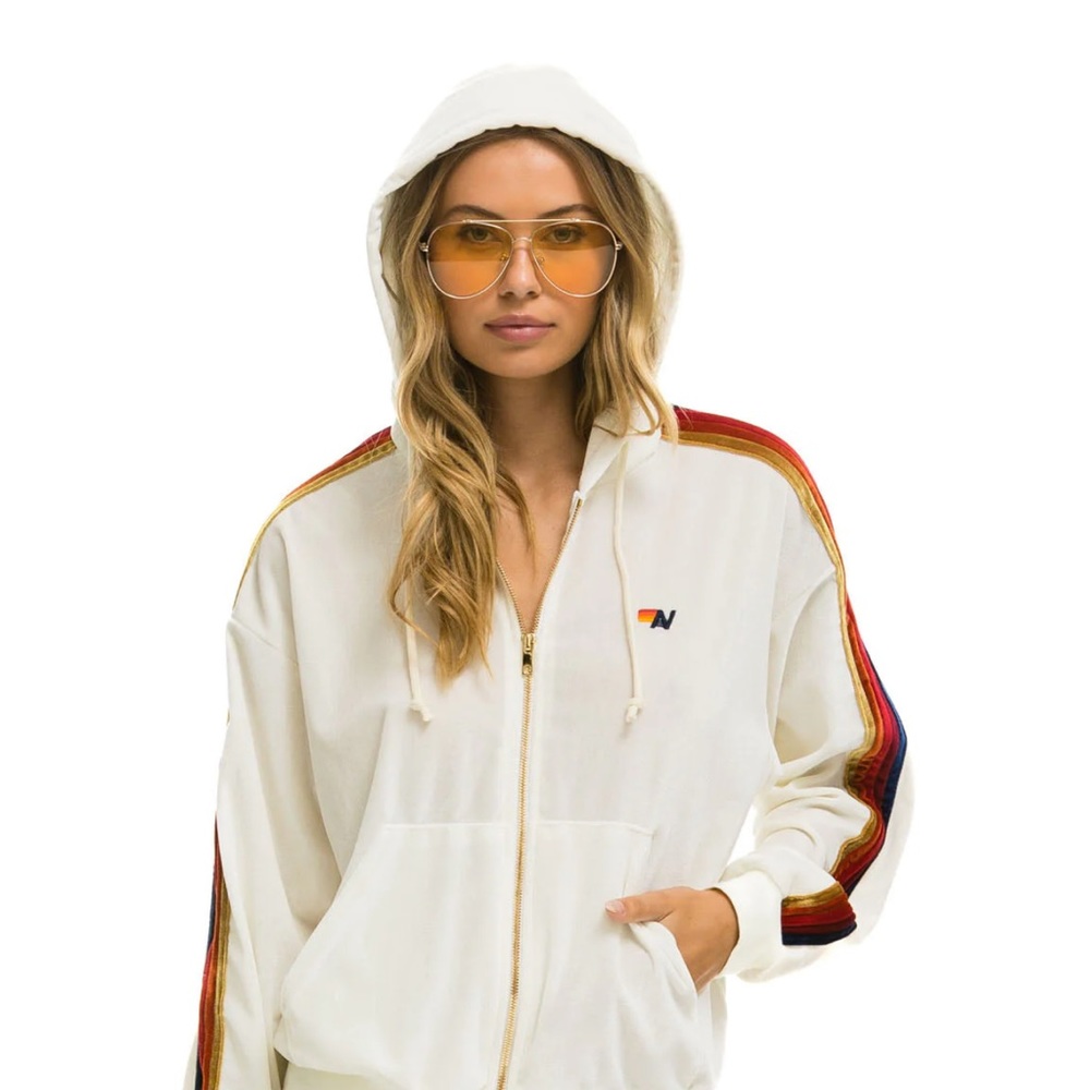 Aviator Nation Classic Velvet Hoodie and Sweatpants